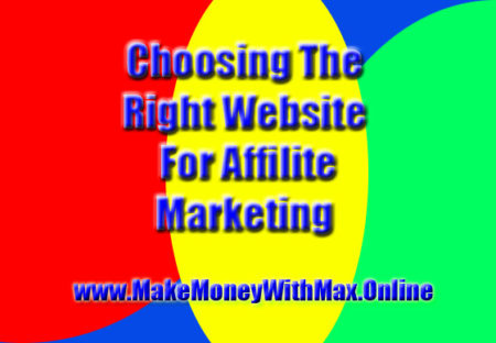 Choosing The Right Website For Affiliate Marketing post thumbnail image