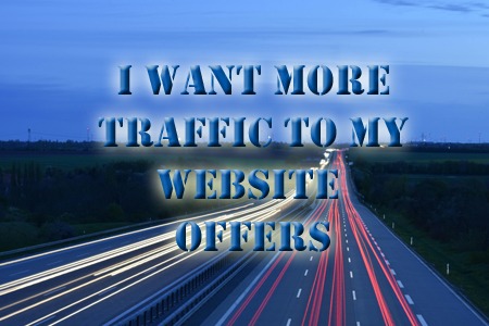 More traffic to your website.
